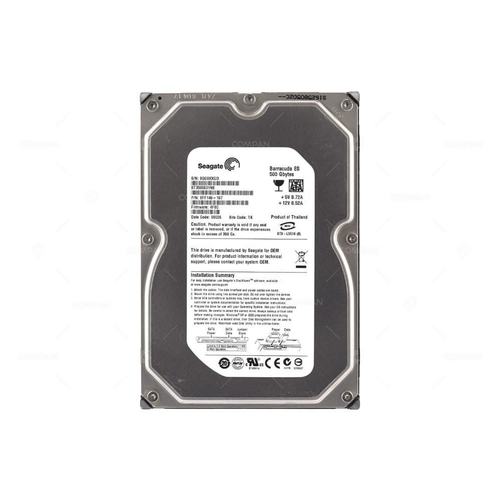ST3500631NS SEAGATE HDD 500GB 7.2K SATA 3.5" LFF